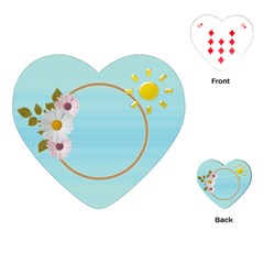 Sunny day - Playing Cards Single Design (Heart)