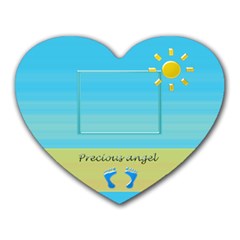 Precious angel - Heart Mousepad