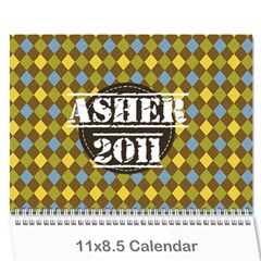 Asher 2011 Calendar - Wall Calendar 11  x 8.5  (12-Months)