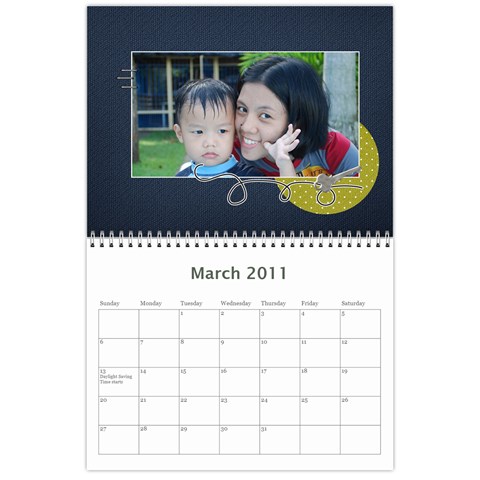 Asher 2011 Calendar By Mai D Mar 2011