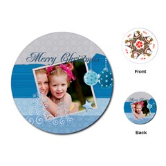 christmas - Playing Cards Single Design (Round)