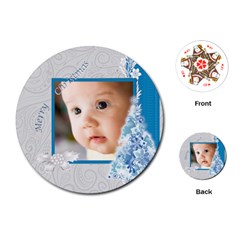 christmas - Playing Cards Single Design (Round)