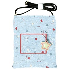 Love blue - Shoulder Sling Bag Love blue - Shoulder Sling Bag