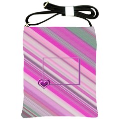 Purple heart - Shoulder Sling Bag Purple heart - Shoulder Sling Bag