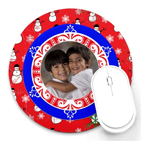 Snowman Mouse Pad By Ivelyn Front