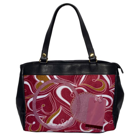 I Heart Oversized Office Bag By Lisa Minor Front