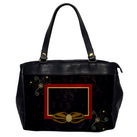 Tangerine Breeze Oversized Office Bag 1 By Lisa Minor Front