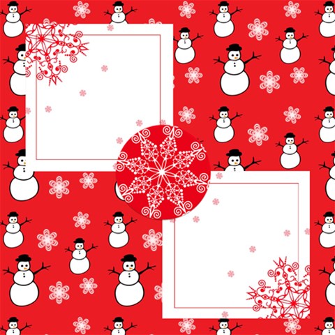 2 Of 2 Snowman Scrapbook Page By Ivelyn 12 x12  Scrapbook Page - 1