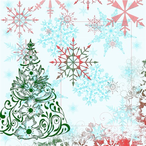 1 Of 2 Snowflake Scrapbook Page By Ivelyn 12 x12  Scrapbook Page - 1
