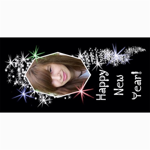 8x4 Photo Card Template Holiday Sparkle By Laurrie 8 x4  Photo Card - 1