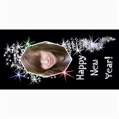 8x4 Photo Card Template Holiday Sparkle