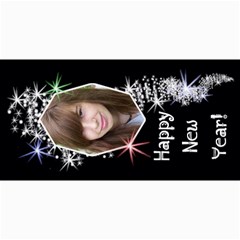 8x4 Photo Card Template Holiday Sparkle - 4  x 8  Photo Cards