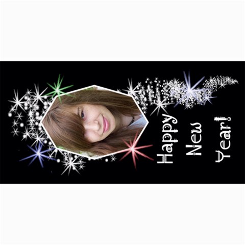 8x4 Photo Card Template Holiday Sparkle By Laurrie 8 x4  Photo Card - 8