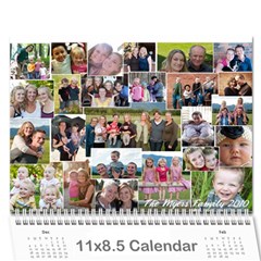 myers calendar 2010 - Wall Calendar 11  x 8.5  (12-Months)