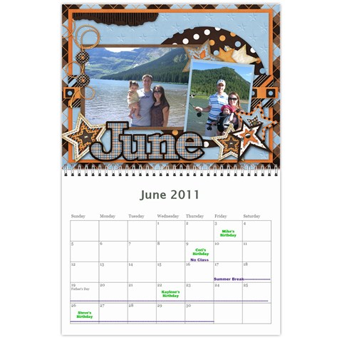 2011 Calendar 2 By Tiffany Frogley Jun 2011