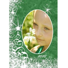 5x7 Photo Card Holiday Tree - Greeting Card 5  x 7 