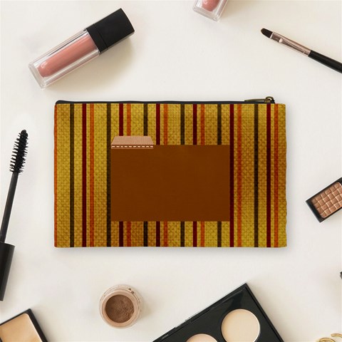 Bakers Dozen Medium Cosmetic Bag By Lisa Minor Back