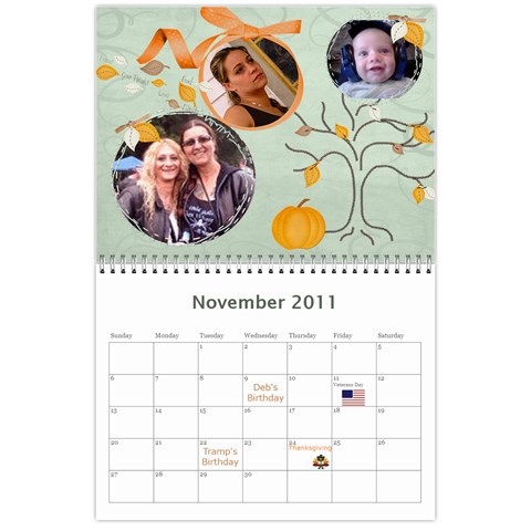 Moms Calendar 2011 By Angeline Petrillo Nov 2011