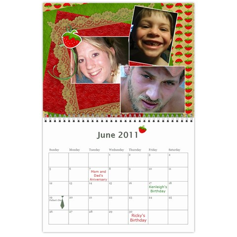 Moms Calendar 2011 By Angeline Petrillo Jun 2011