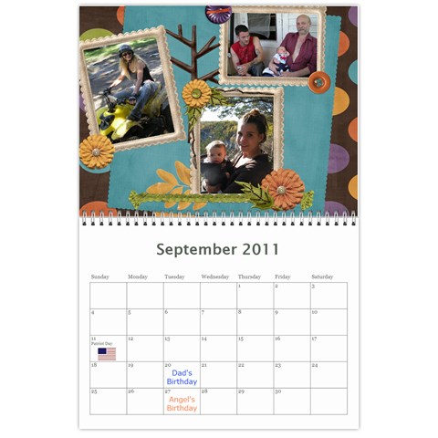 Moms Calendar 2011 By Angeline Petrillo Sep 2011