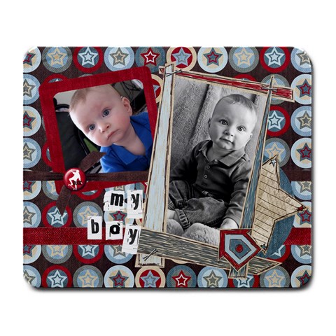 My Boy All Star Mousepad By Ashley Front