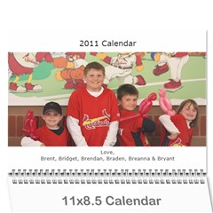 2011 Calendar - Wall Calendar 11  x 8.5  (12-Months)