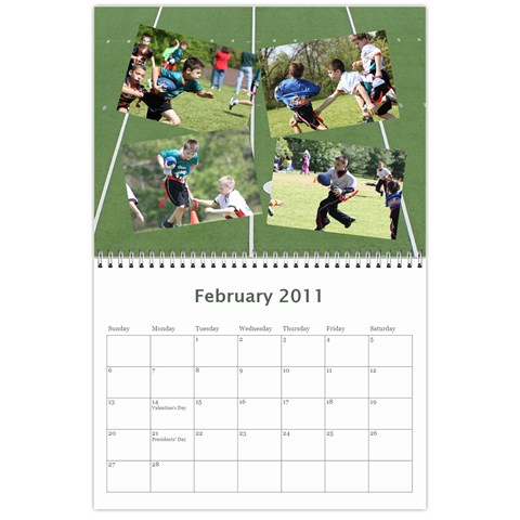 2011 Calendar By Bridget Feb 2011