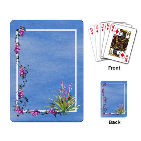 Botanical Wonderland Playing Cards 2 By Lisa Minor Back