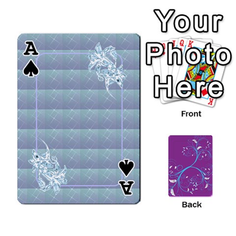 Ace Playing Cards 54 Designes By Galya Front - SpadeA