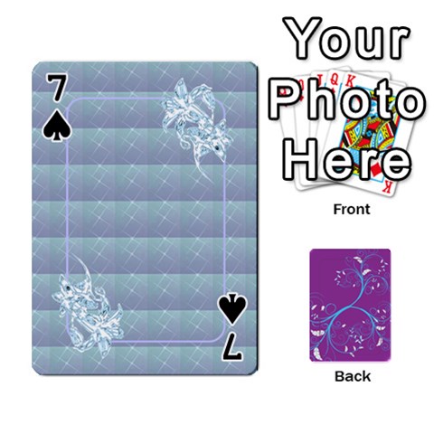 Playing Cards 54 Designes By Galya Front - Spade7
