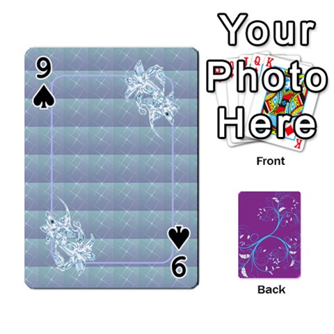 Playing Cards 54 Designes By Galya Front - Spade9