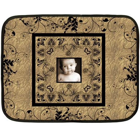 Golden Child Baby Heirloom Mini Fleece Blanket By Catvinnat 35 x27  Blanket