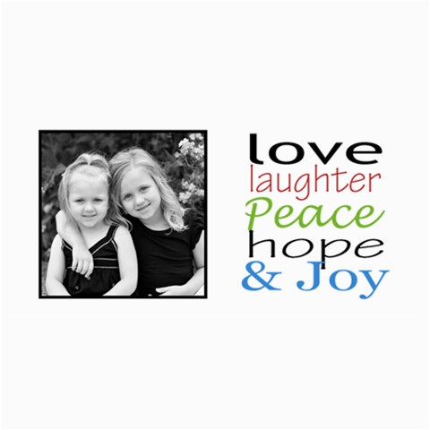 Love And Laughter Card By Amanda Bunn 8 x4  Photo Card - 2