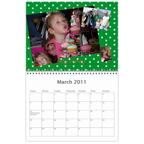 Calander 2011 By Adene Mar 2011