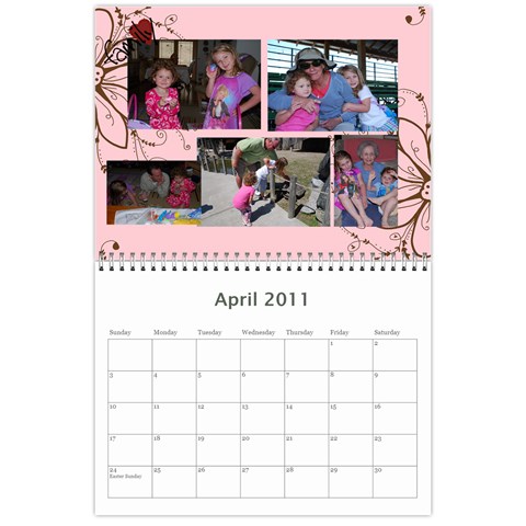 Calander 2011 By Adene Apr 2011