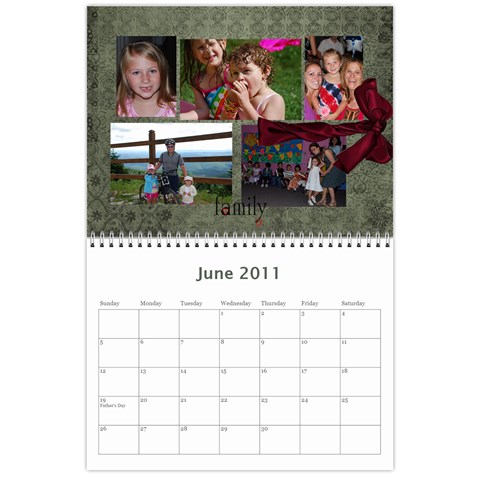 Calander 2011 By Adene Jun 2011