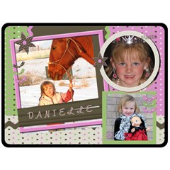 Danielle - Fleece Blanket (Large)