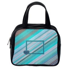 Blue heart bag - Classic Handbag (One Side) Blue heart bag - Classic Handbag (One Side)