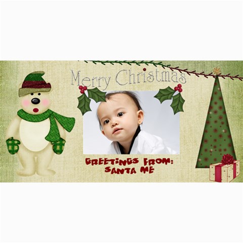 Custom 4  X 8  10 Christmas Photo Cards By J A N B 8 x4  Photo Card - 4