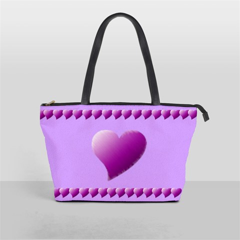 Purple Hearts Bag By Daniela Front