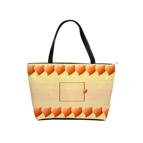 Orange Hearts Bag By Daniela Front