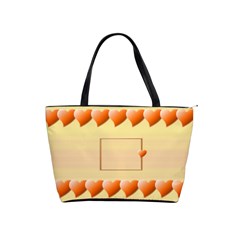 Orange hearts bag - Classic Shoulder Handbag Orange hearts bag - Classic Shoulder Handbag
