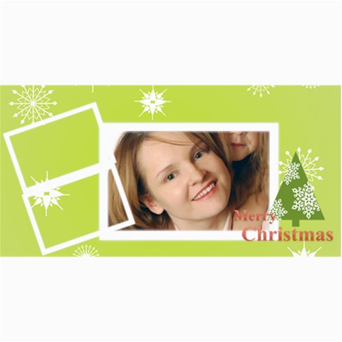 Merry Christmas By Wood Johnson 8 x4  Photo Card - 2
