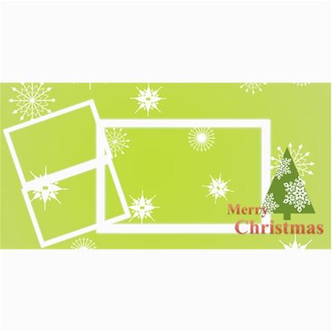 Merry Christmas By Wood Johnson 8 x4  Photo Card - 4