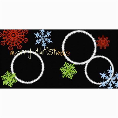 Merry Christmas By Wood Johnson 8 x4  Photo Card - 4