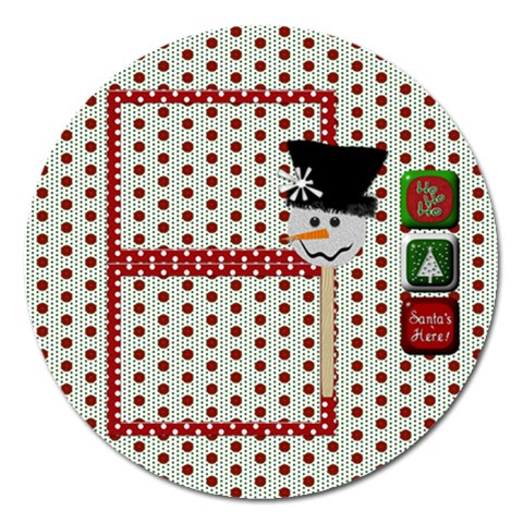 Christmas Magnet By Lisa Minor Front