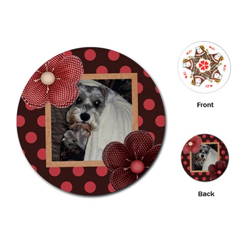 Kit H&h Round Playing Cards 1 By Lisa Minor Front