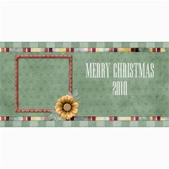 Quilted 8x4 Holiday/Ocassion Card 1 - 4  x 8  Photo Cards
