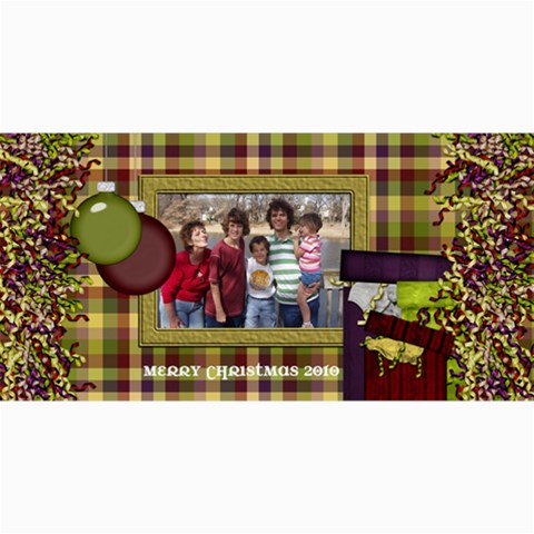All I Want For Christmas 8x4 Card 1 By Lisa Minor 8 x4  Photo Card - 1