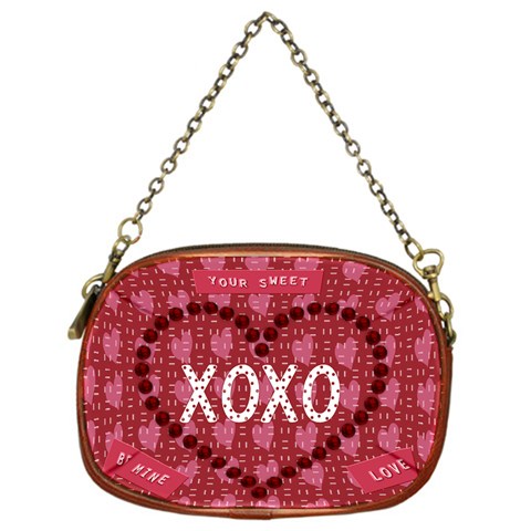 Hugs And Kisses Purse For Valentines Gift By Danielle Christiansen Front